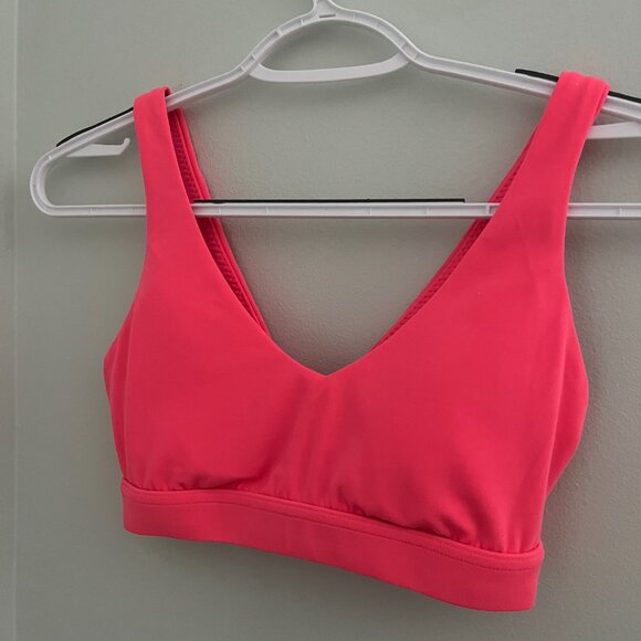 Bright Coral Pink Arie Sports Bra with Padding Size Small - Picture 8 of 8